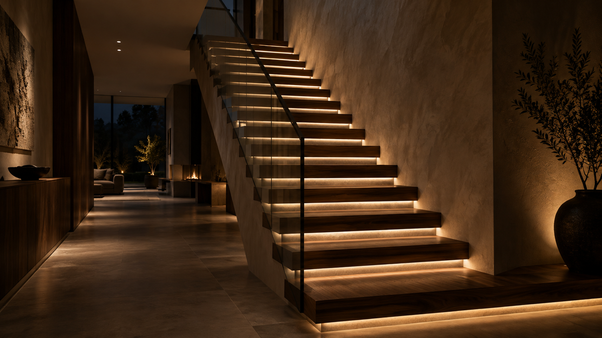 The Staircase That Lights Itself: Designing Motion-Activated Step Lighting