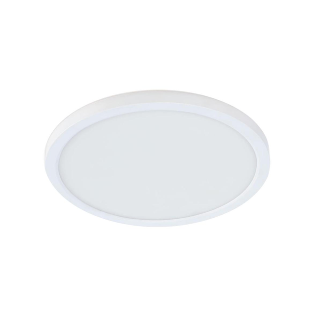 12" slim led ceiling light on a white background