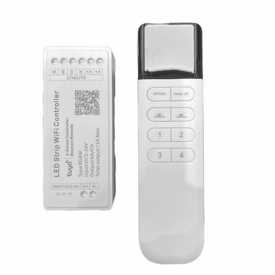 WIFI/ 2.4G  wireless RGB strip light controller and beacon remote