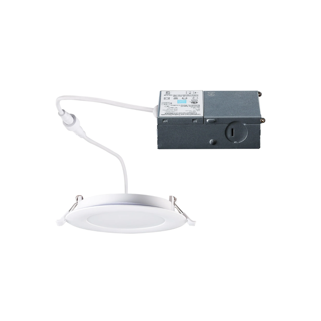 Ceiling light fixture with electrical box on a white background