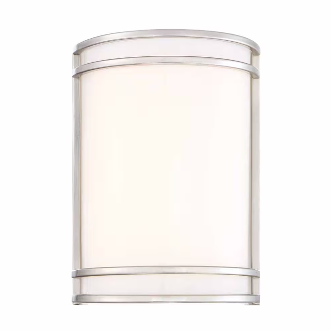 Wall Sconce Lights with Brushed Nickel Trim