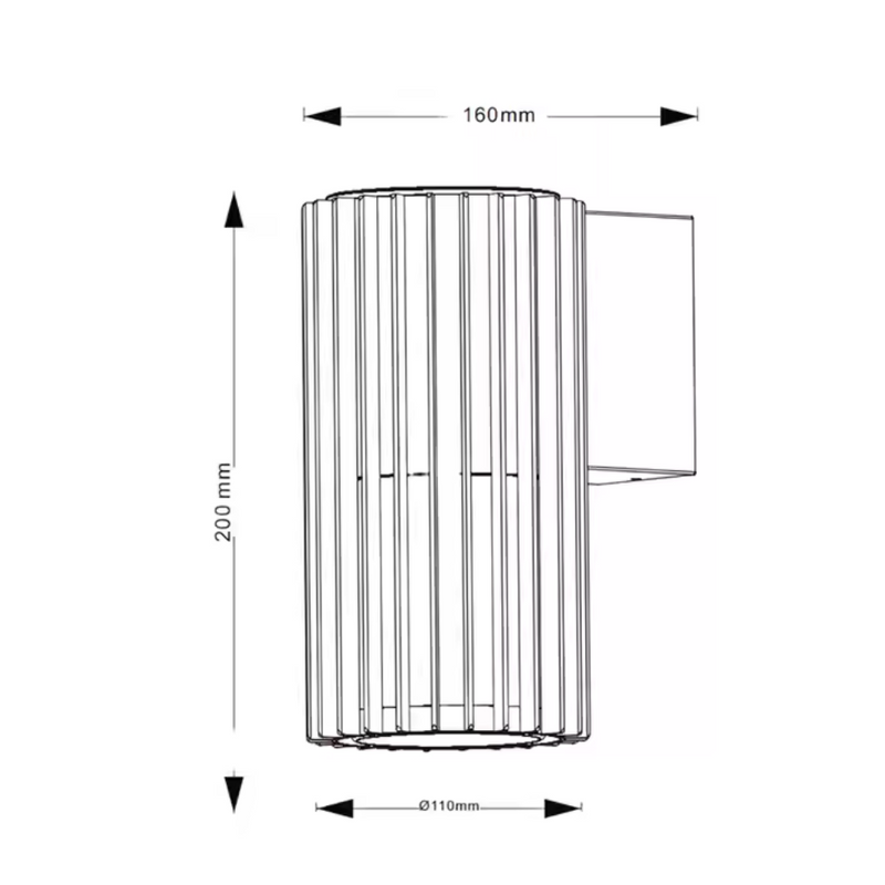 Wall Sconce Lights with Frosted PVC Lens