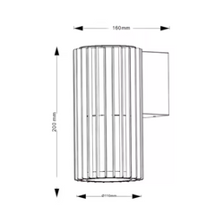 Wall Sconce Lights with Frosted PVC Lens