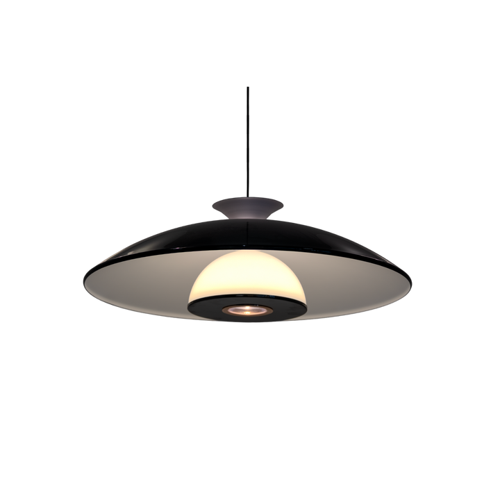 Vesper Black Disc LED Pendant Light
