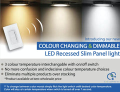 LED CCT Colour Changing Slim Pot Lights